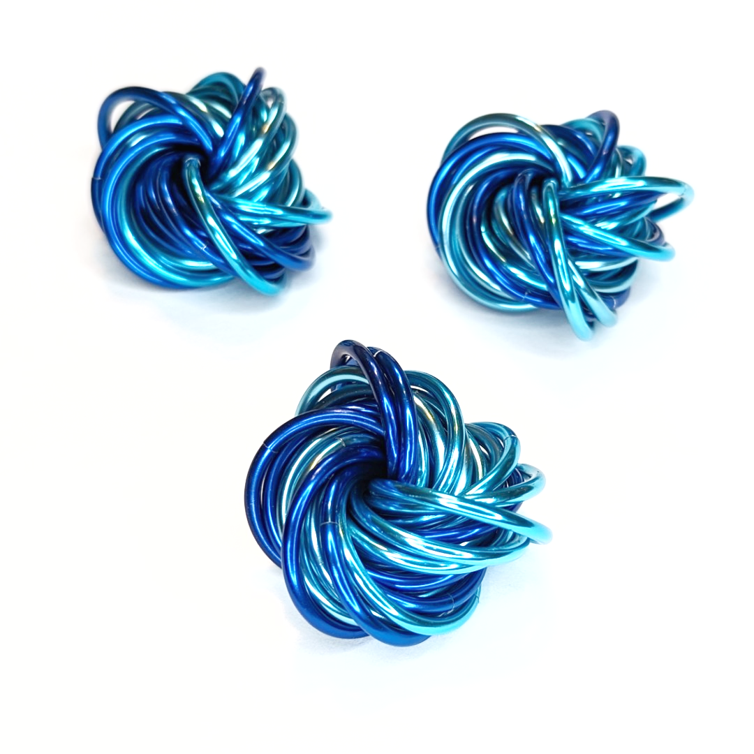 Möbii Fidget Balls (Multi-Packs): Quiet Mobius ADHD Relaxing Stim Toy Tool for Home Travel Office or Desk