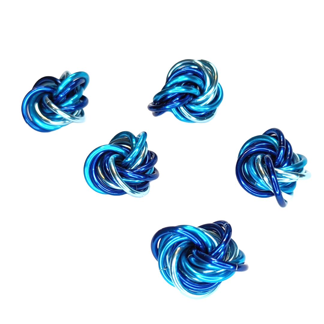 Möbii Fidget Balls (Multi-Packs): Quiet Mobius ADHD Relaxing Stim Toy Tool for Home Travel Office or Desk