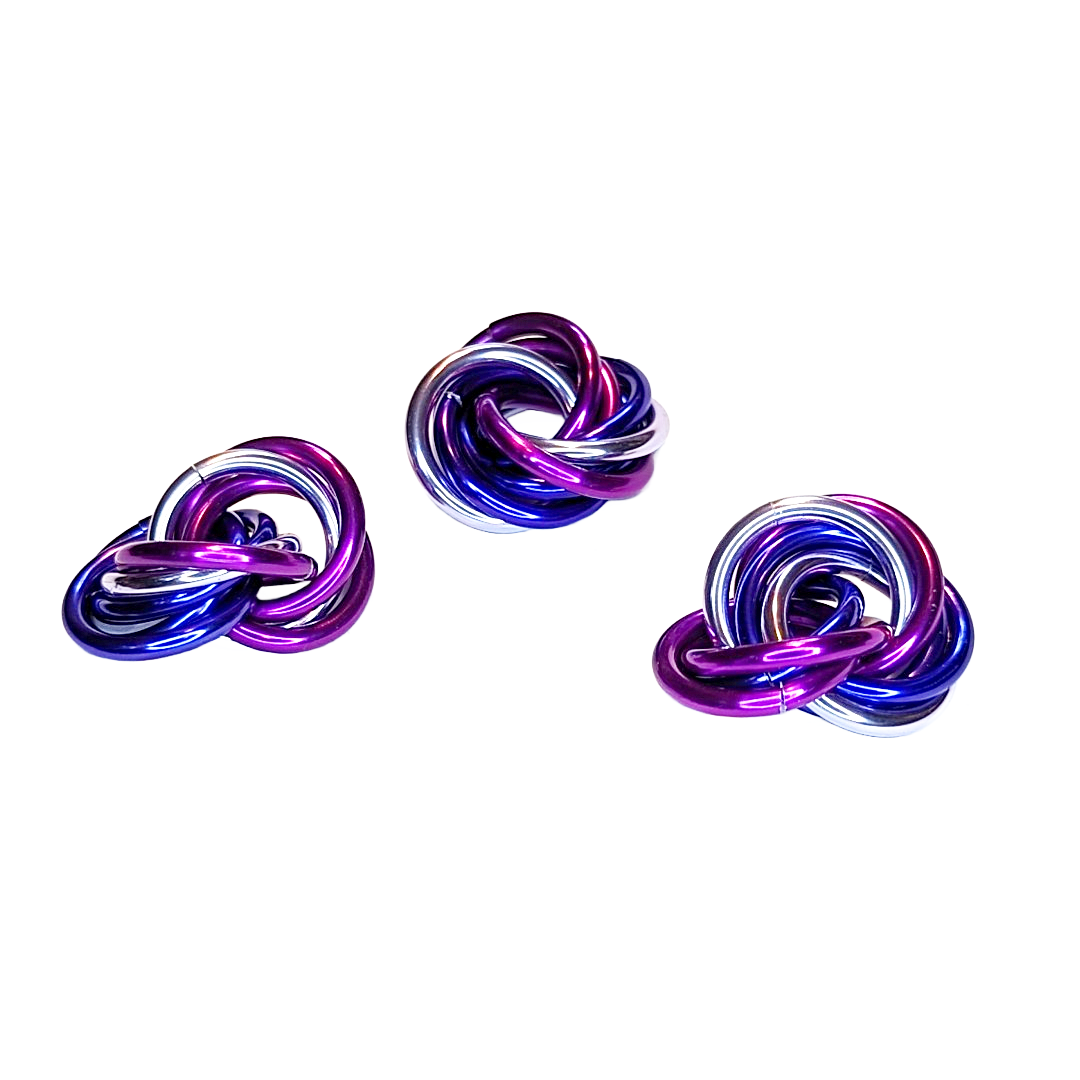 Möbii Fidget Balls (Multi-Packs): Quiet Mobius ADHD Relaxing Stim Toy Tool for Home Travel Office or Desk