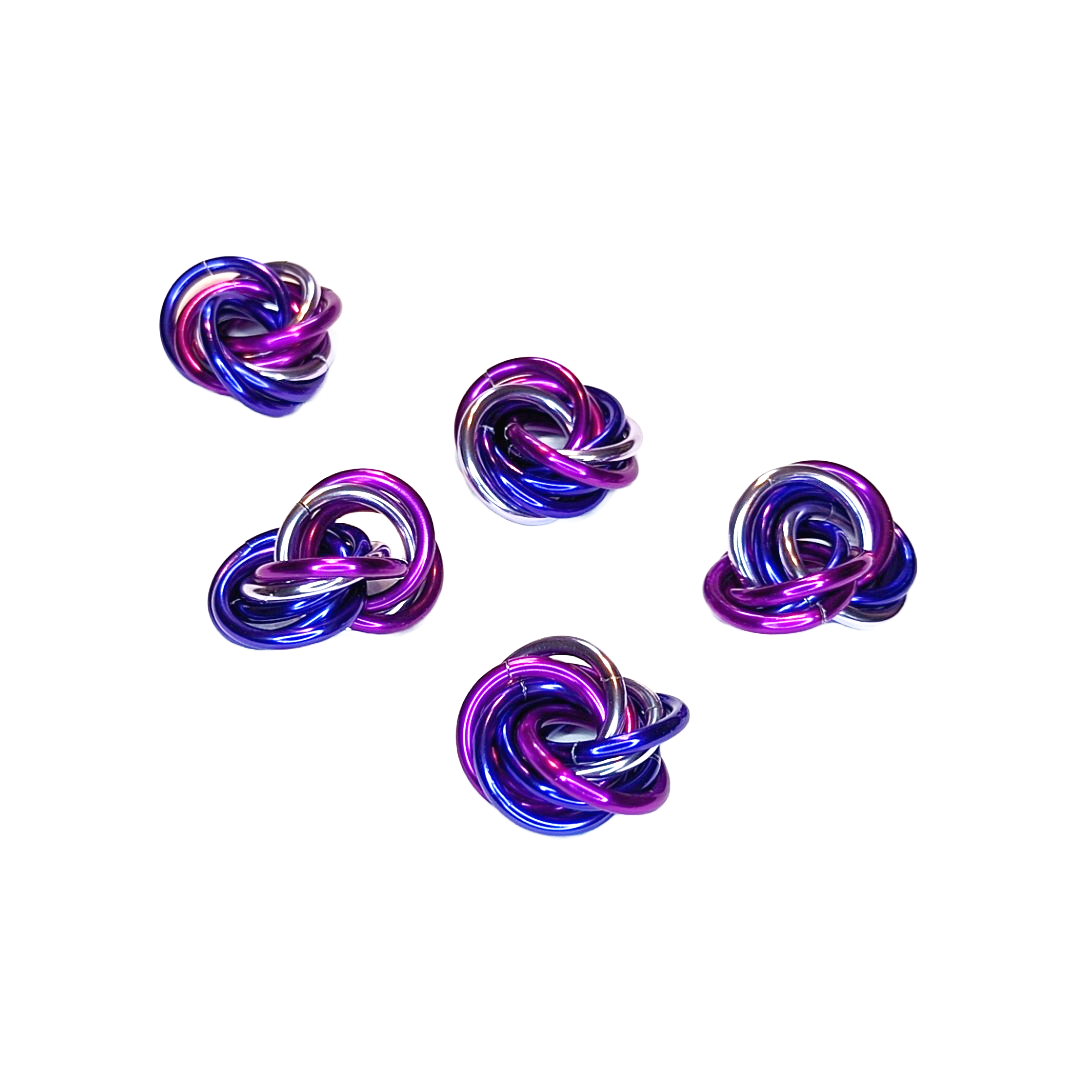 Möbii Fidget Balls (Multi-Packs): Quiet Mobius ADHD Relaxing Stim Toy Tool for Home Travel Office or Desk