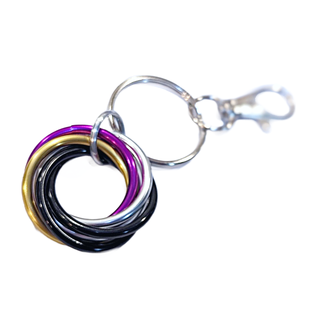 Möbii Fidget Keychain PRIDE Collection: Discreet Fidget Keychain