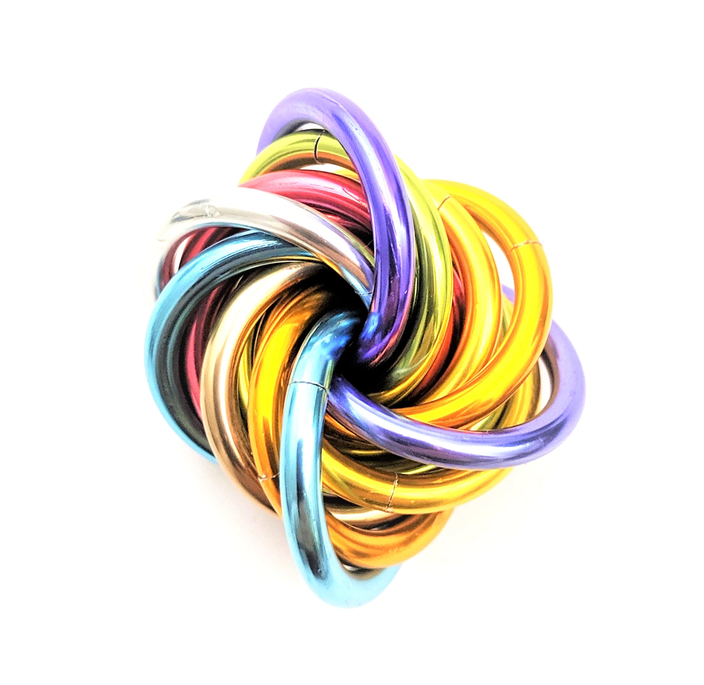 Möbii® RAINBOW Collection: Shiny Multicolor Fidget Stress Balls