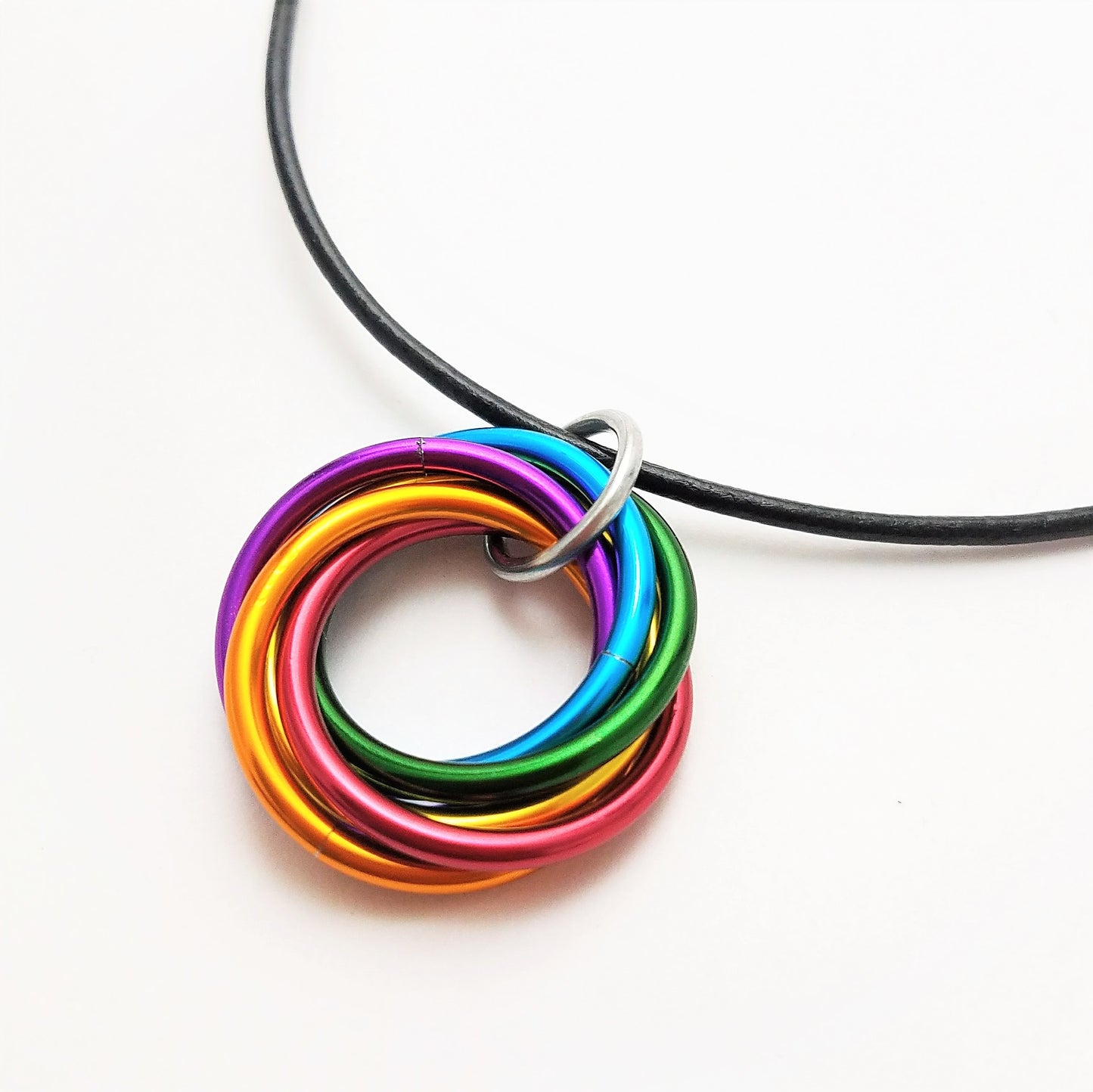 Mobii® Necklaces (MULTICOLOR) Pendant Combos, Fidget Infinity Loop Forever Spiral Jewelry