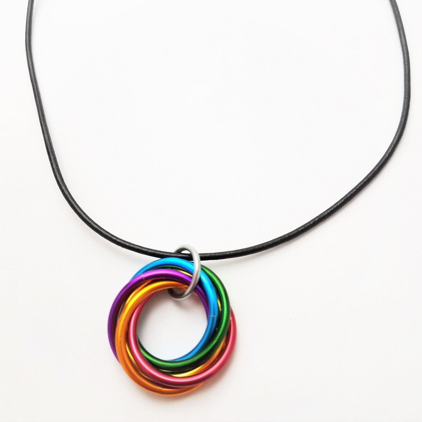 Mobii® Necklaces (MULTICOLOR) Pendant Combos, Fidget Infinity Loop Forever Spiral Jewelry