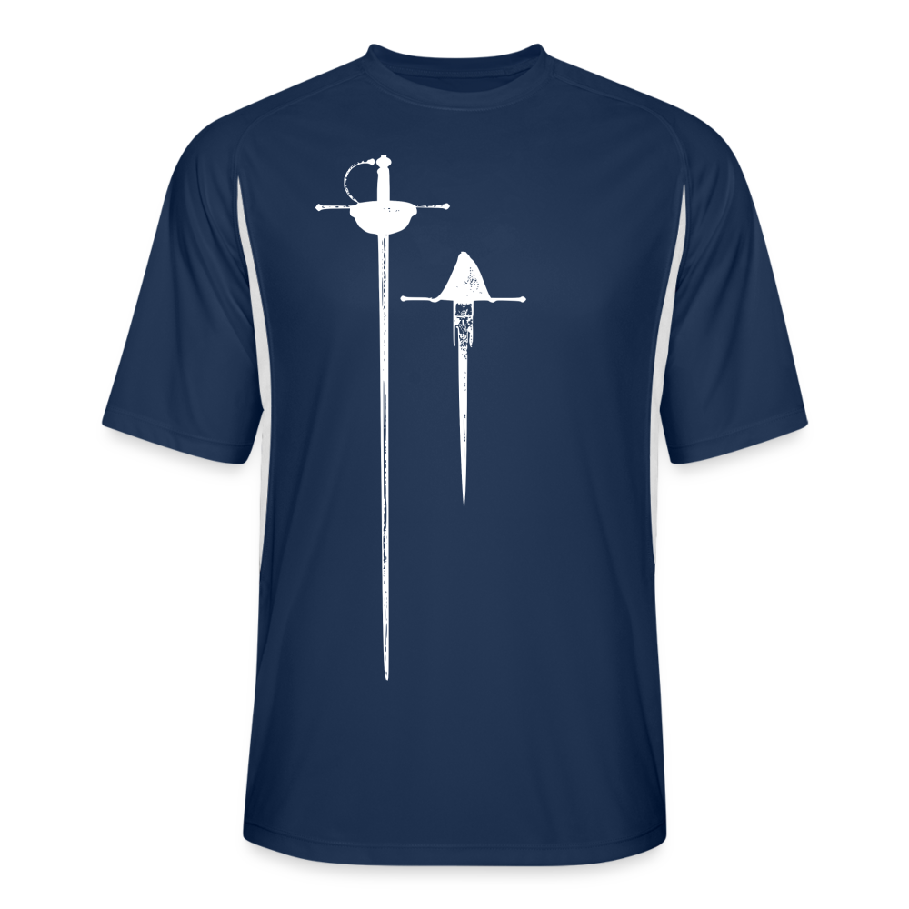Rapier and Dagger - Men’s Performance Cooling Jersey - navy/white