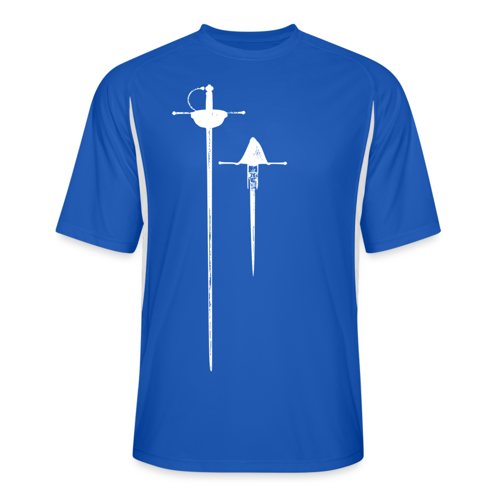 Rapier and Dagger - Men’s Performance Cooling Jersey - royal/white