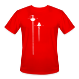 Rapier and Dagger - Men’s Moisture Wicking Performance T-Shirt - red