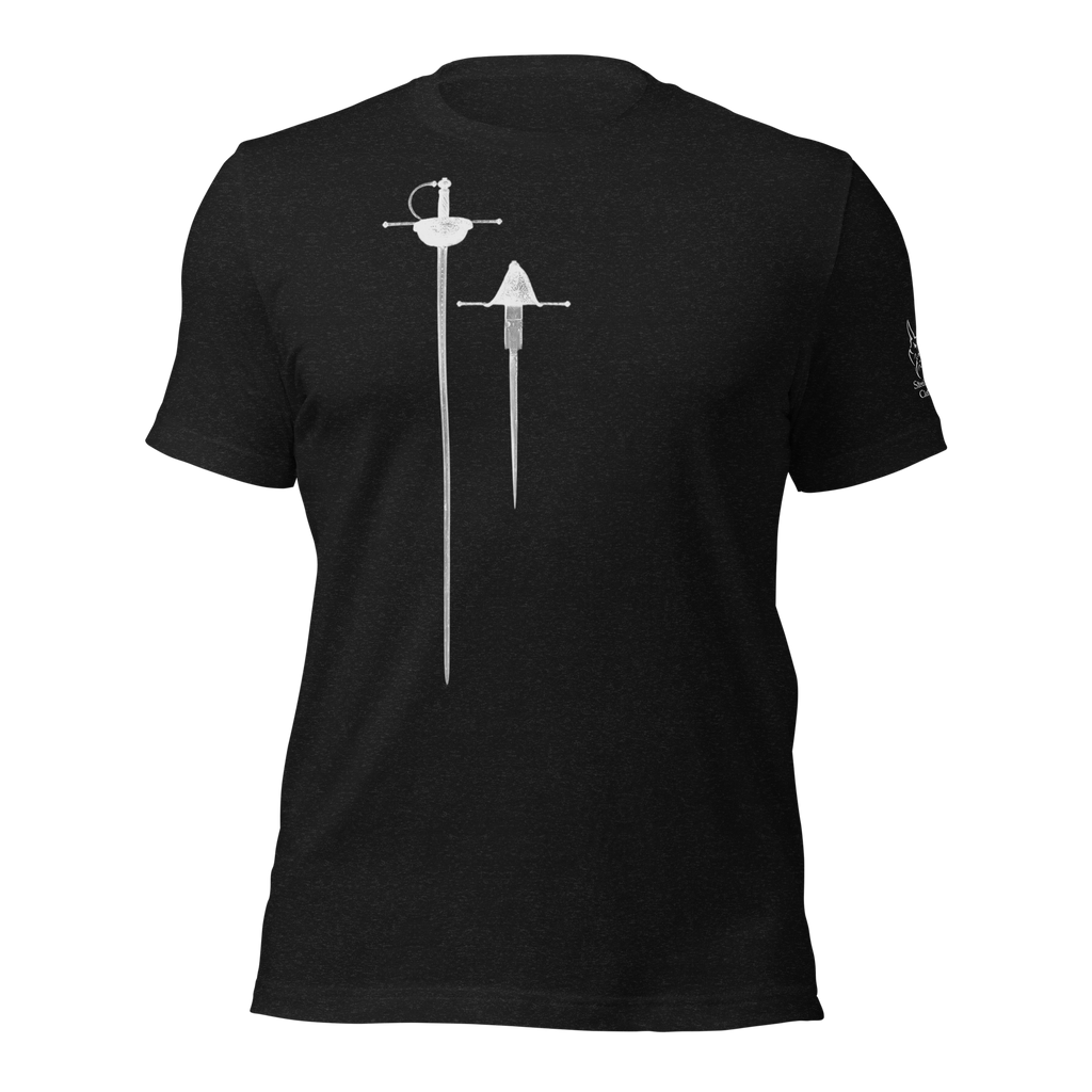Rapier and Dagger - Heather - Soft Polyblend - Unisex t-shirt