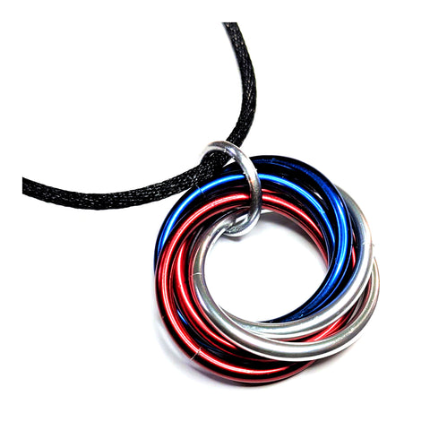 Mobii® Necklaces (HOLIDAYS) Pendant Combos, Fidget Infinity Loop Forever Spiral Jewelry