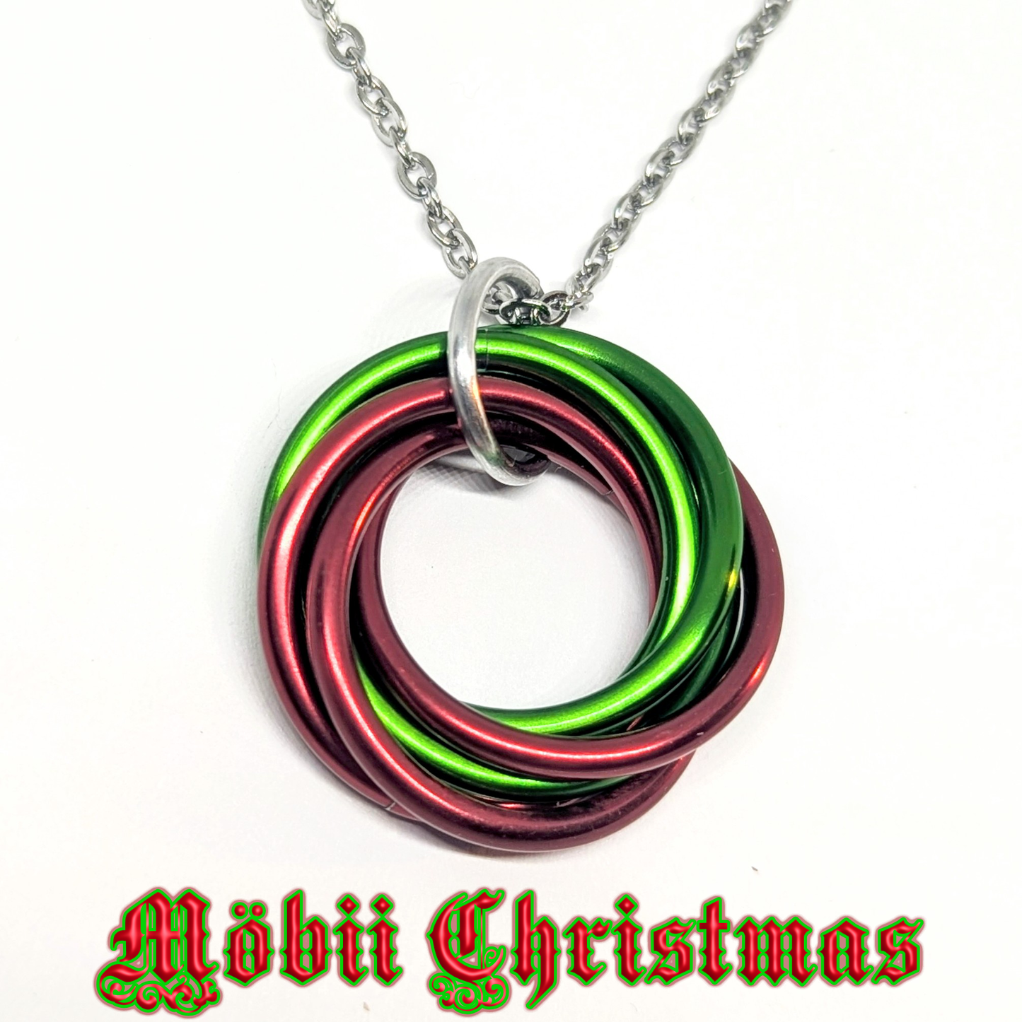 Möbii® Happy Holidays - Winter Celebrations - Stylish Discreet Fidget Fashion Wear: Necklaces, Earrings, Keychains