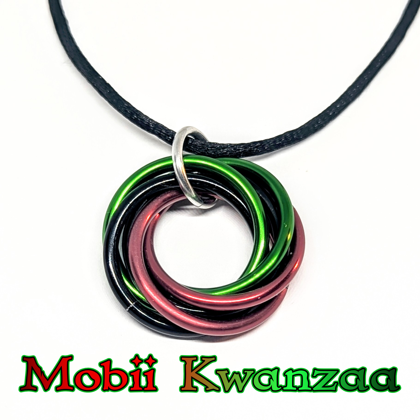 Möbii® Happy Holidays - Winter Celebrations - Stylish Discreet Fidget Fashion Wear: Necklaces, Earrings, Keychains