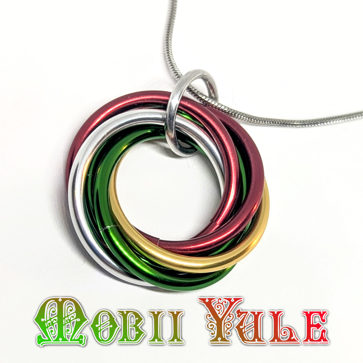 Möbii® Happy Holidays - Winter Celebrations - Stylish Discreet Fidget Fashion Wear: Necklaces, Earrings, Keychains