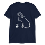 CoffeeBara - Capybara - Lil' Lynx Collection  - Basic Short-Sleeve Unisex Soft 100% Cotton T-Shirt