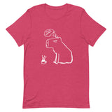 CoffeeBara - Capybara Coffee - Lil' Lynx Collection - Soft Spun - Extra Soft - Unisex T-Shirt - Multiple Bright Colors