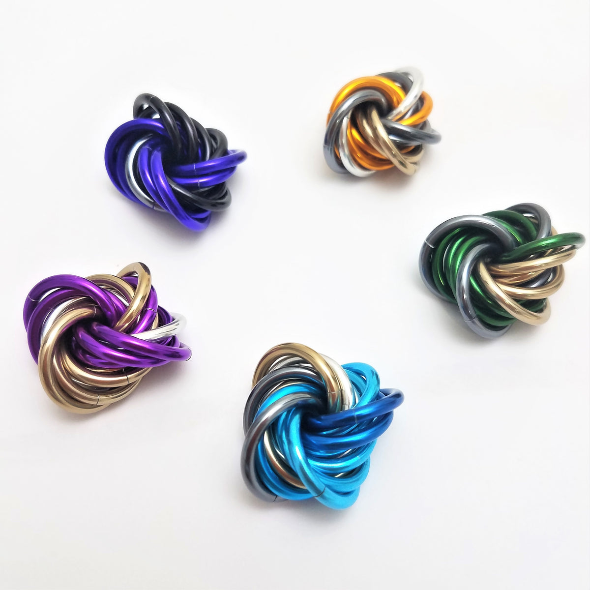 Fidget Customize Möbii® CUSTOM Colors: Fidget Stim Toy for Restless Hands, Small Office ...