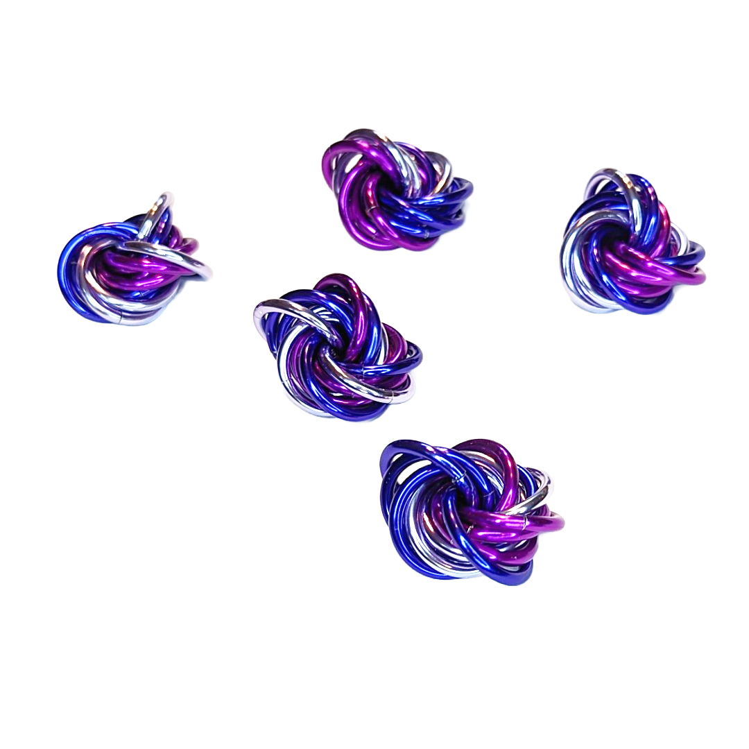 Möbii Fidget Balls (Multi-Packs): Quiet Mobius ADHD Relaxing Stim Toy Tool for Home Travel Office or Desk