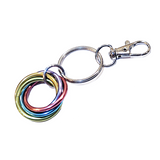 Möbii Fidget Keychain (Multicolor): Discreet Stress Relief Fidget Keychain