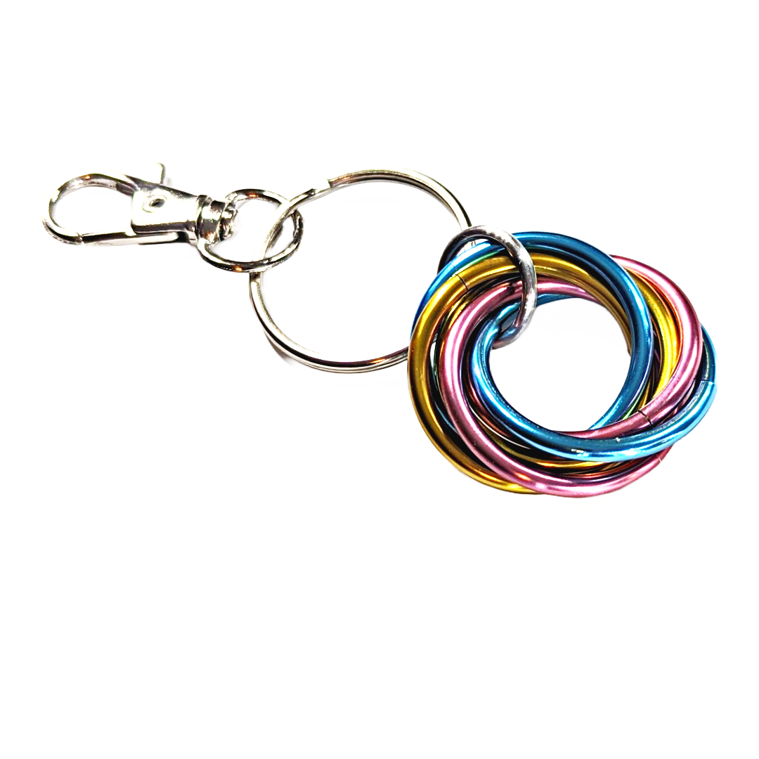 Möbii Fidget Keychain PRIDE Collection: Discreet Fidget Keychain