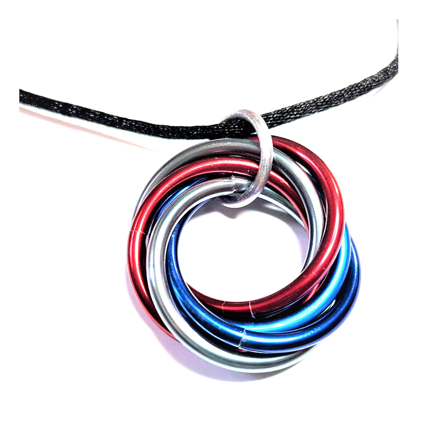 Mobii® Necklaces (MULTICOLOR) Pendant Combos, Fidget Infinity Loop Forever Spiral Jewelry