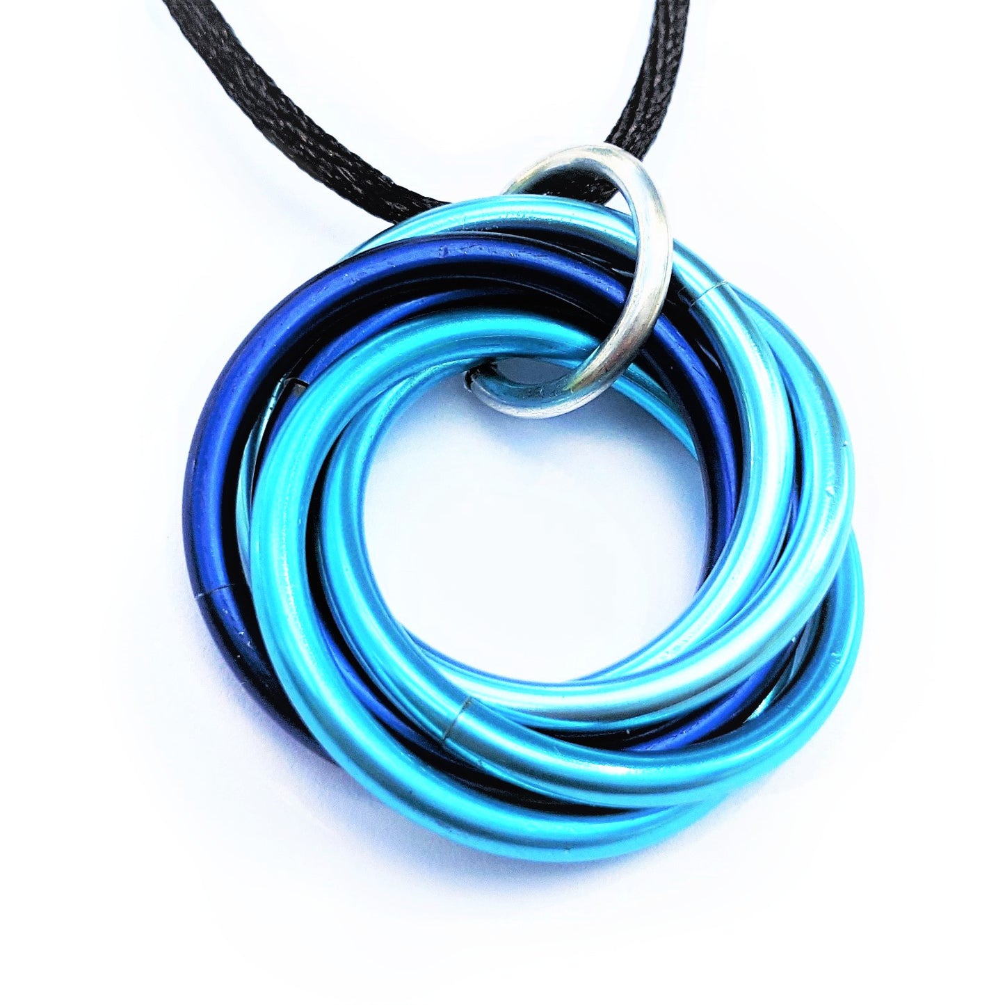 Mobii® Necklaces (MULTICOLOR) Pendant Combos, Fidget Infinity Loop Forever Spiral Jewelry