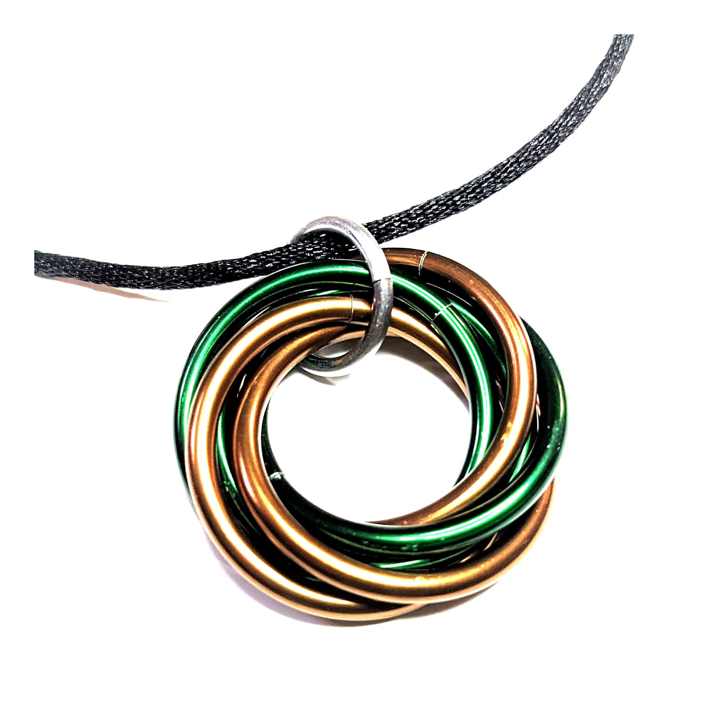 Mobii® Necklaces (MULTICOLOR) Pendant Combos, Fidget Infinity Loop Forever Spiral Jewelry