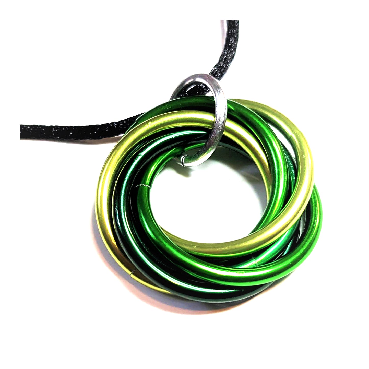 Mobii® Necklaces (MULTICOLOR) Pendant Combos, Fidget Infinity Loop Forever Spiral Jewelry