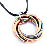 Mobii® Necklaces (MULTICOLOR) Pendant Combos, Fidget Infinity Loop Forever Spiral Jewelry