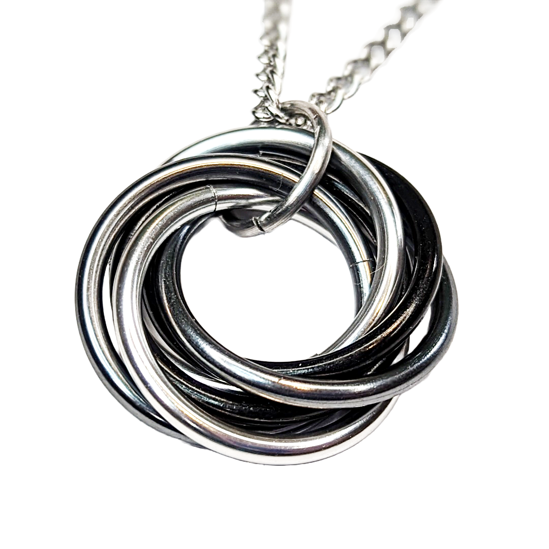 Mobii® Necklaces (MULTICOLOR) Pendant Combos, Fidget Infinity Loop Forever Spiral Jewelry