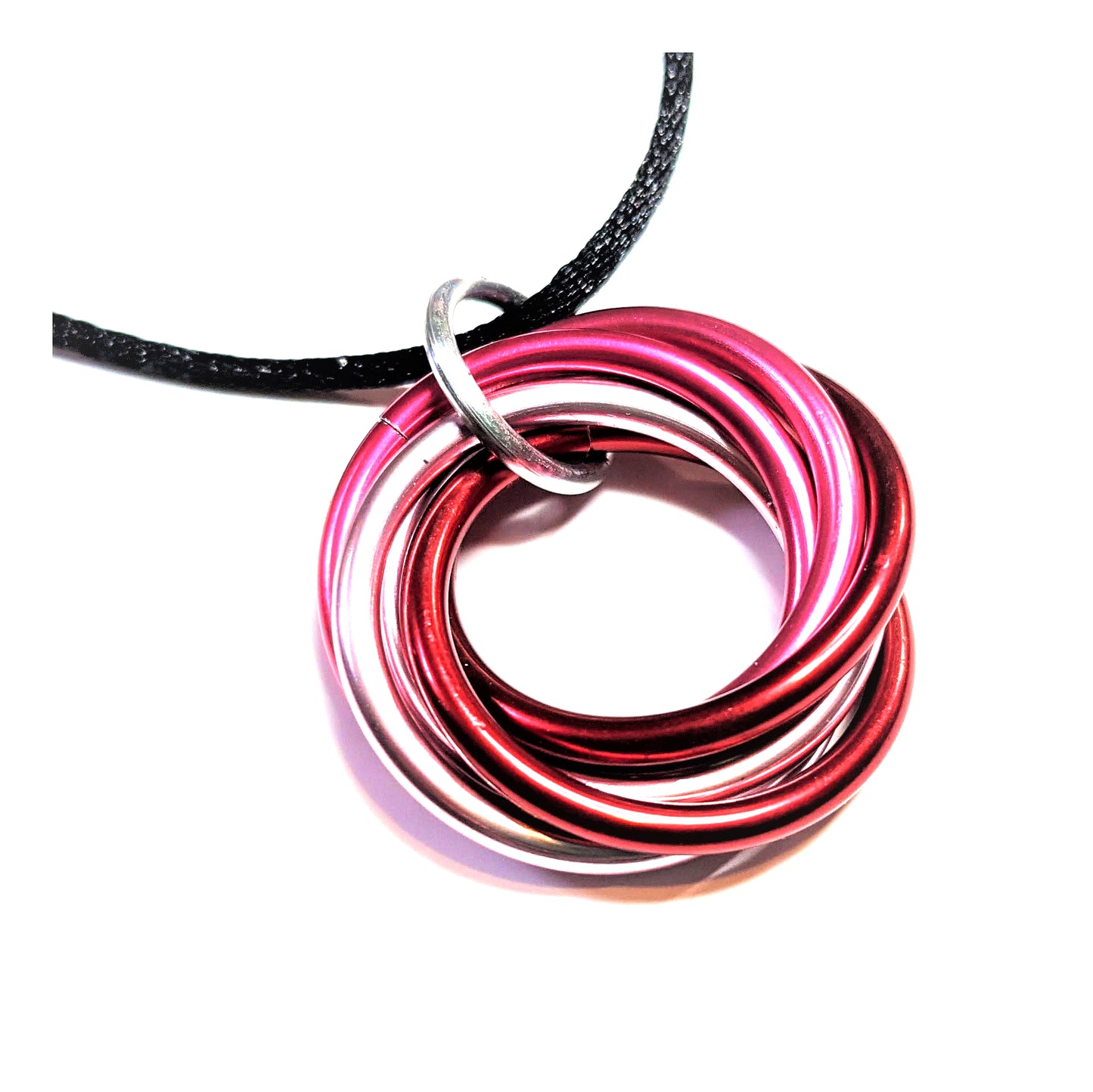 Mobii® Necklaces (MULTICOLOR) Pendant Combos, Fidget Infinity Loop Forever Spiral Jewelry