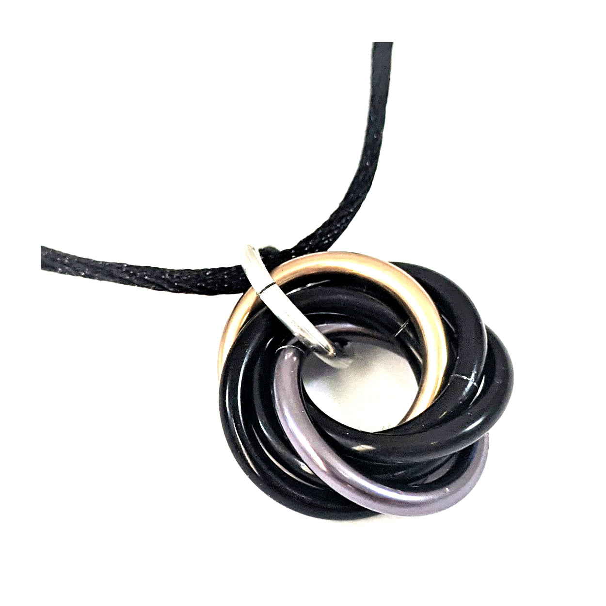 Mobii® Necklaces (MULTICOLOR) Pendant Combos, Fidget Infinity Loop Forever Spiral Jewelry