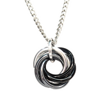 Mobii® Necklaces (MULTICOLOR) Pendant Combos, Fidget Infinity Loop Forever Spiral Jewelry