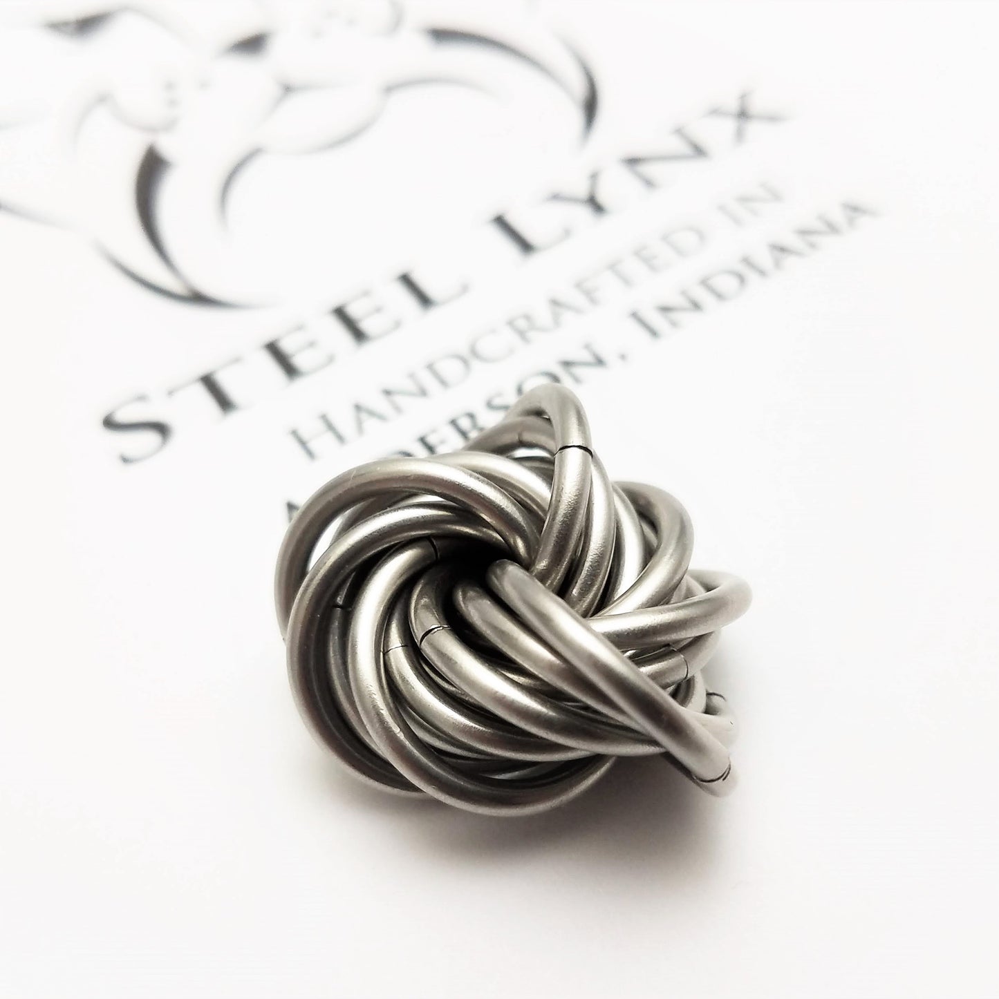 Mobii® STAINLESS STEEL: Stress Ball, Stim Fidget Ball Desk Toy