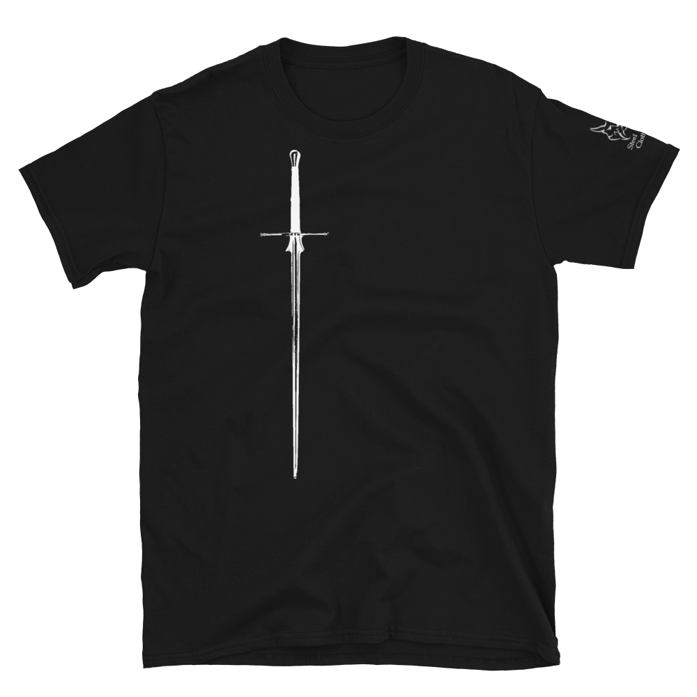 Longsword Feder - Basic Dark - Short-Sleeve Unisex T-Shirt