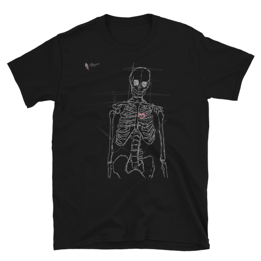 Skeleton Heart - Lil' Lynx Designs - Short-Sleeve Unisex T-Shirt