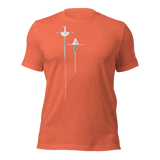 Rapier and Dagger - Heather - Soft Polyblend - Unisex t-shirt