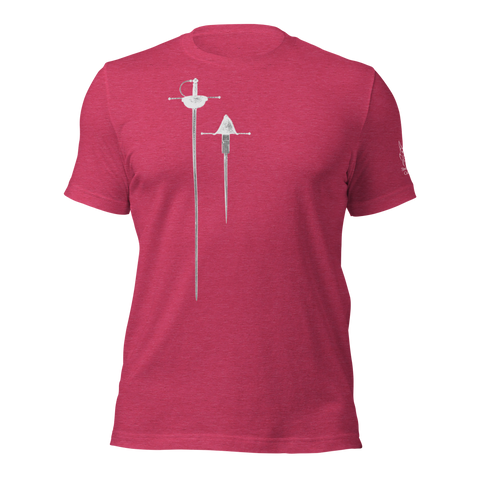 Rapier and Dagger - Heather - Soft Polyblend - Unisex t-shirt